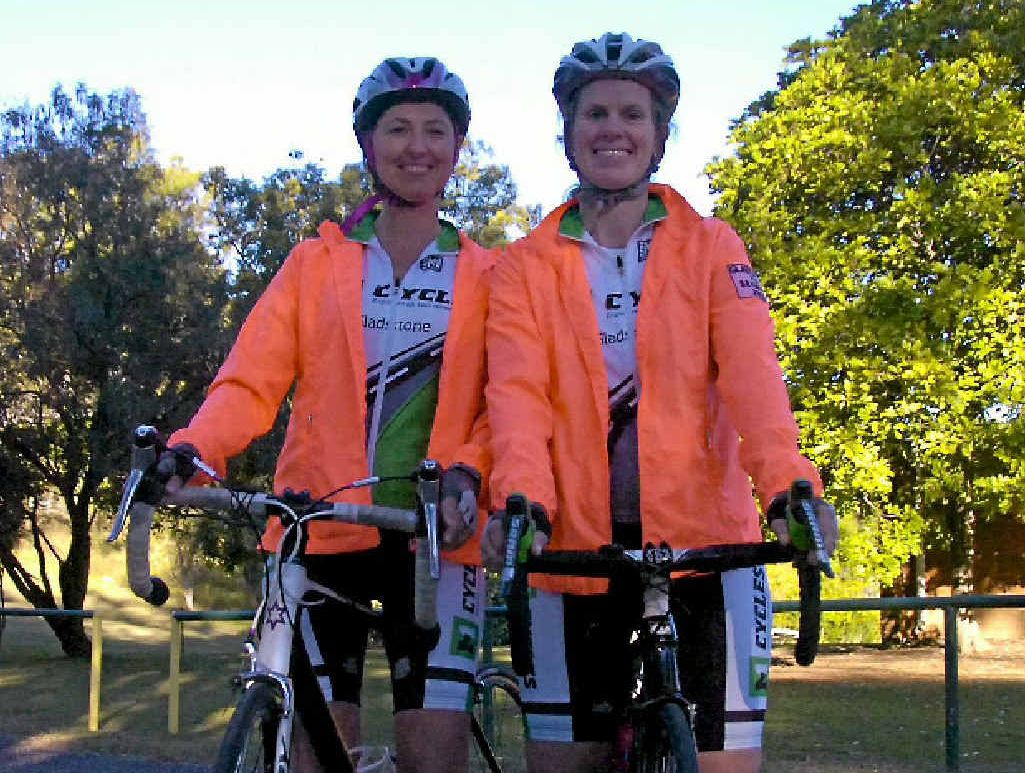 Margita Downey and Shelley Harvie are riding from Gladstone to the Sunshine Coast to raise money for local chaplains, who are entirely community-funded. Margita Downey and Shelley Harvie are riding from Gladstone to the Sunshine Coast to raise money for local chaplains, who are entirely community-funded.